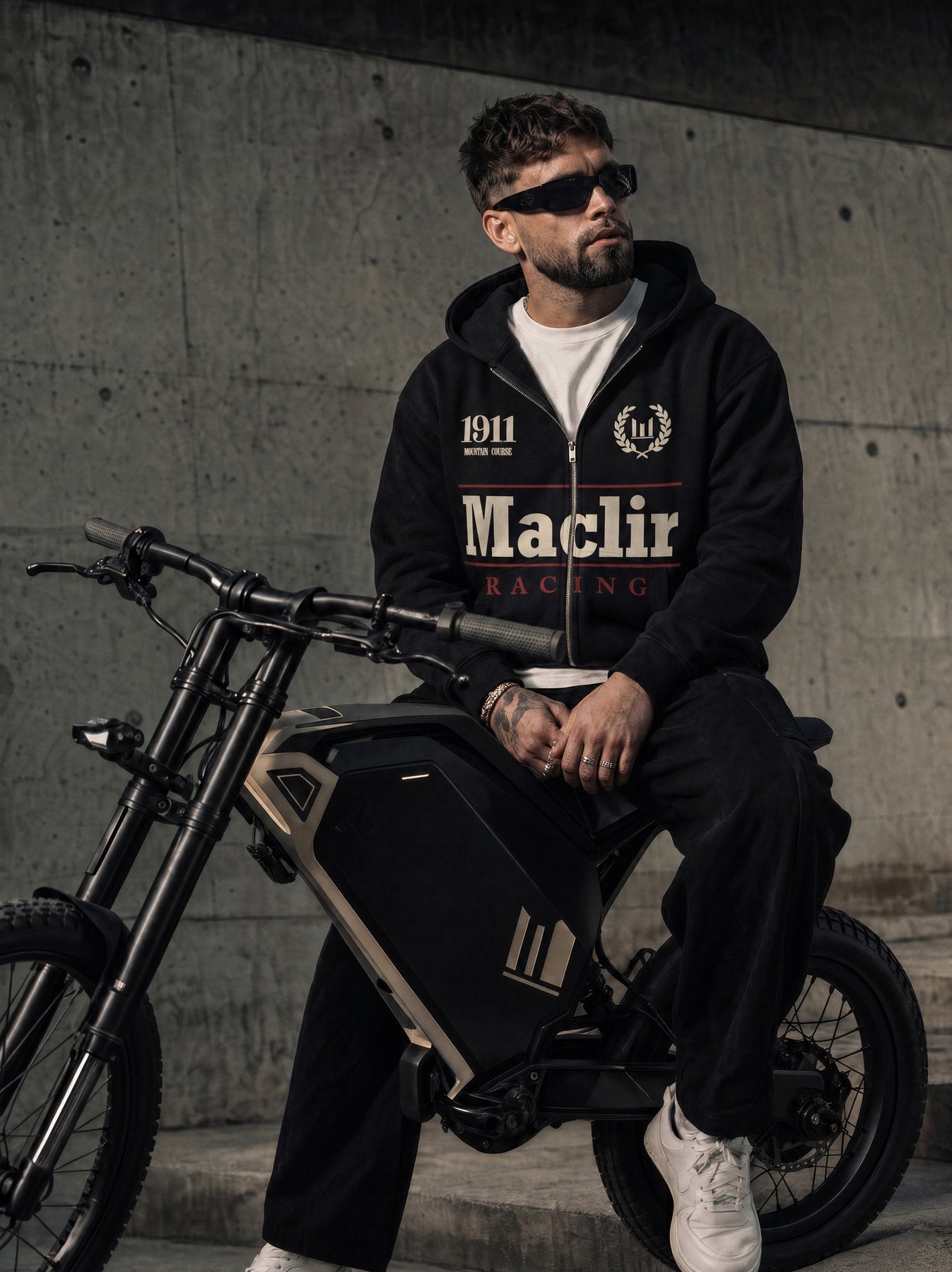 Maclir Racing Zip Hoody, 1911 Mountain Course